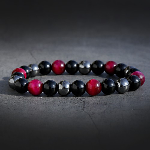 Tiger Eye Stone Hematite Magnetic Bracelet Therapy Arthritis Pain Relief Gifts - Picture 37 of 40