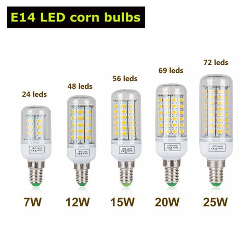 2835 SMD LED Corn Light E14 E27 G9 R7S B22 7W 12W 15W 20W 25W Bulb 220V 240V - Picture 9 of 18