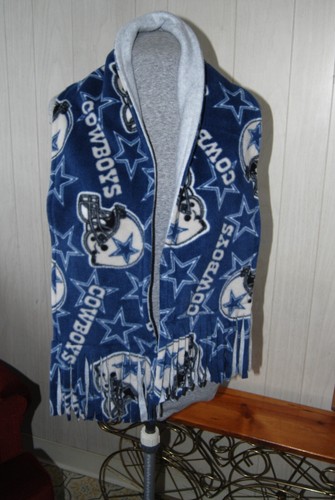 NFL Fleece Scarves Cowboys.....NEW... DOUBLE LAYER - Picture 7 of 8