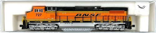 N Scale Kato 176-3509 GE C44-9W Dash-9 BNSF #727 Swoosh Diesel Engine Loco NIB - Picture 10 of 12