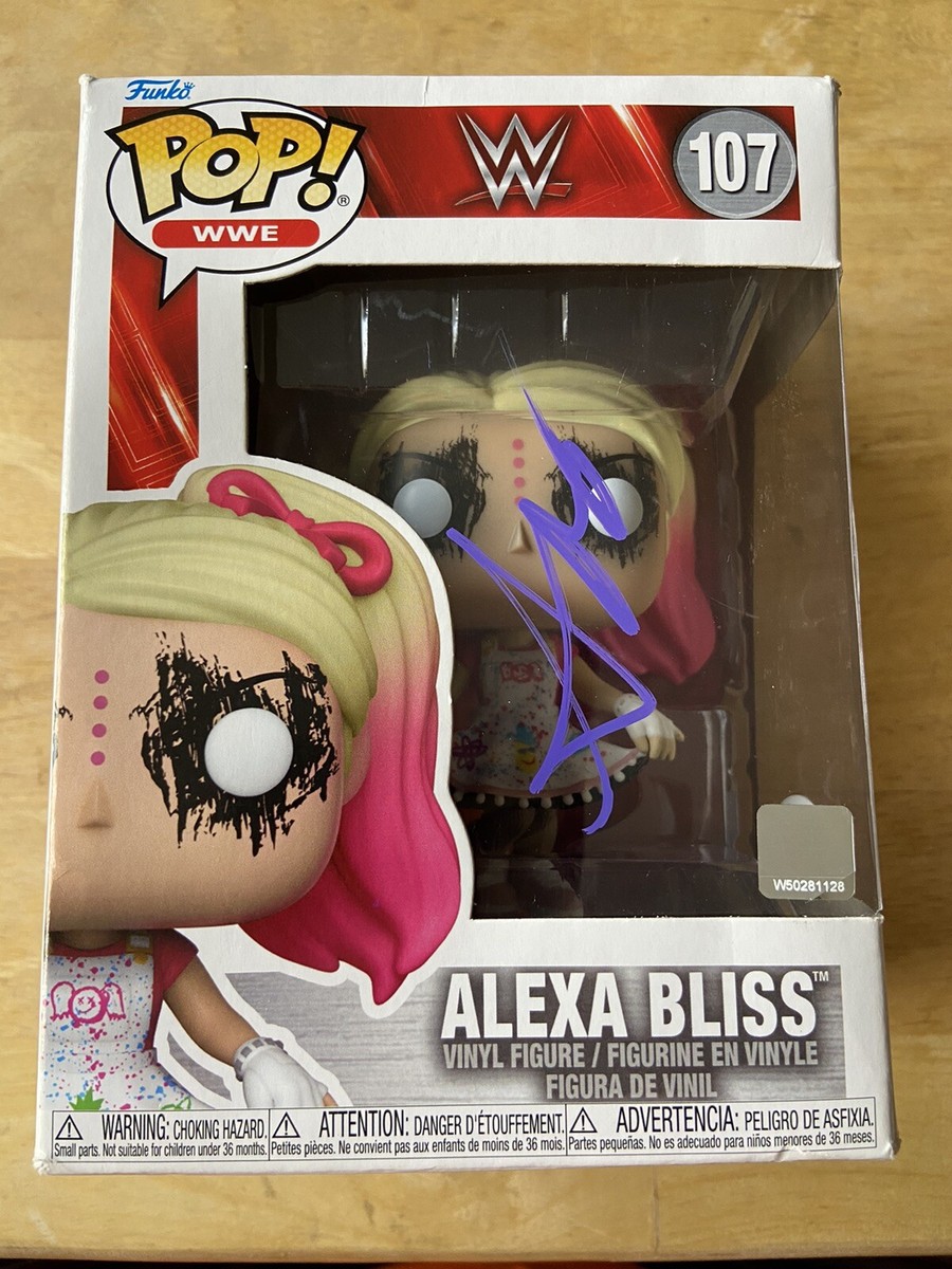 Alexa Bliss signed WWE Funko POP Figure #104 (Walmart