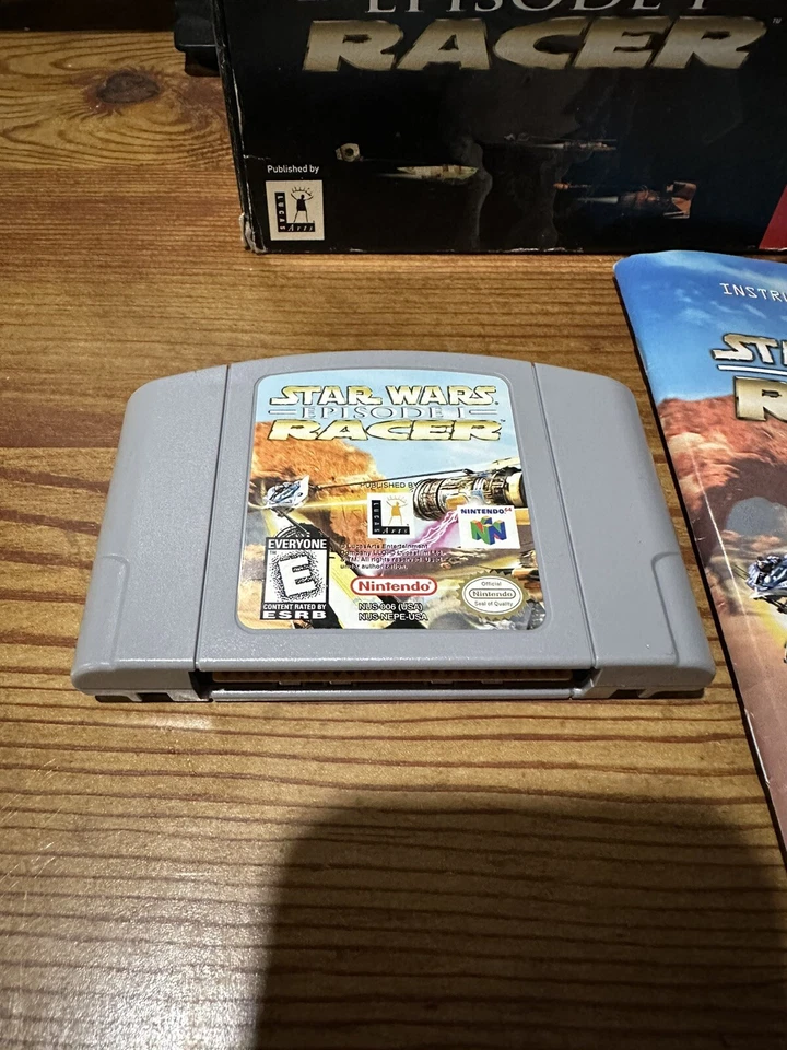 Star Wars Episode 1 Racer Nintendo 64 N64 CIB Complete! Tested WORKS W/Manual - Image 2 of 4
