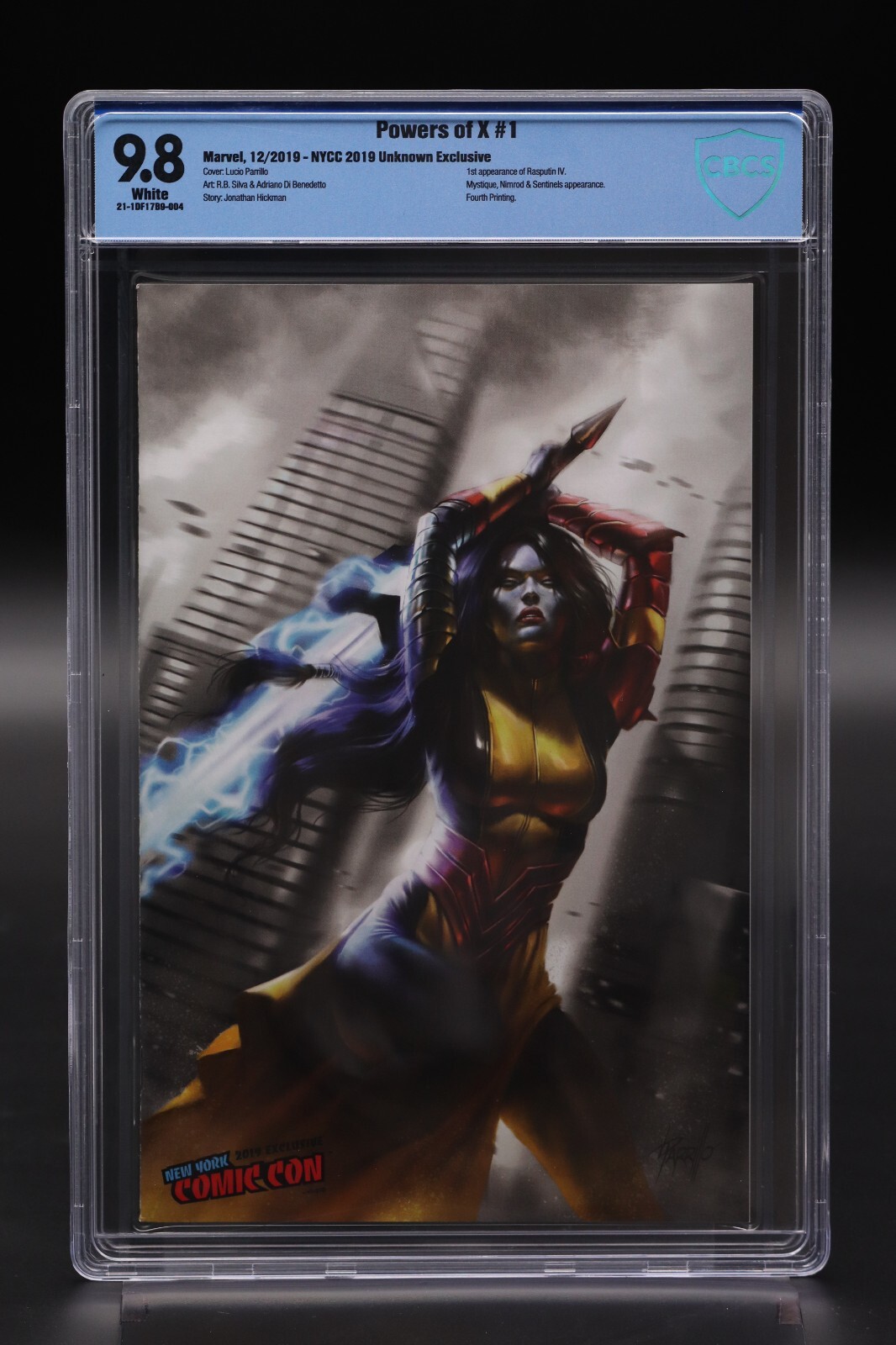 Powers of X (2019) #1 Lucio Parrillo NYCC 2019 Unknown Virgin CBCS 9.8 White Pgs