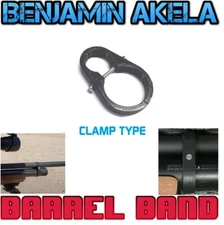 New design .22 Benjamin akela barrel band mod clamp style easy bolt on