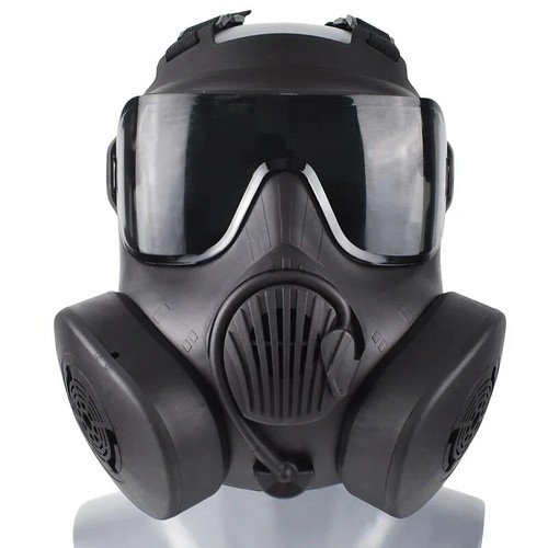 Protective Tactical Respirator Mask Full Face Mask for Shooting Hunting - Picture 6 of 17