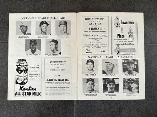 1960 MLB All Star Game Program (Municipal Stadium in Kansas City) ^GRUMPYBUCK^ - Picture 3 of 3