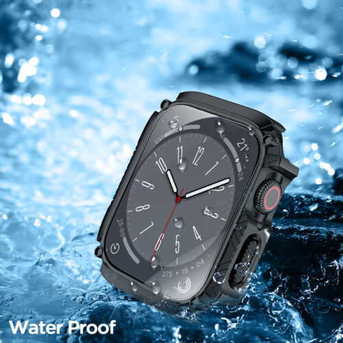 For Apple Watch Series 10 9 8 7 6 5 4 SE Ultra Case Cover Glass Screen Protector - Picture 47 of 67
