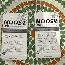 Nano SIM Card to Micro Standard Adapter Adaptor Converter Set 2 Card 4 in 1