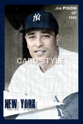 Jim Pisoni - 1960 New York Yankees - choose a size - colorized print