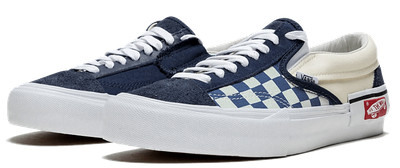 vans slip on dress blues