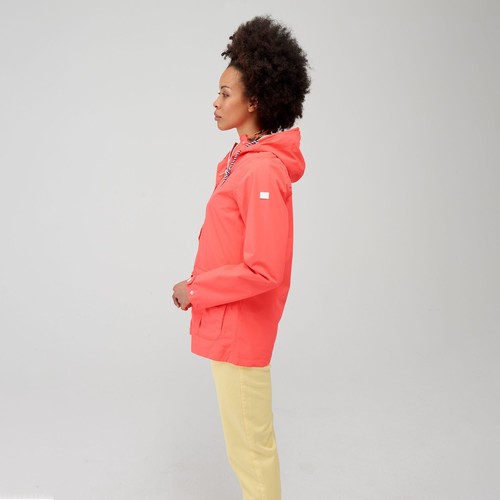 Chaqueta impermeable Regatta Bayarma para mujer con capucha al aire libre damas abrigo de lluvia PVP £90 - Imagen 4 de 37