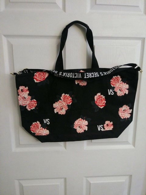 victoria secret floral tote