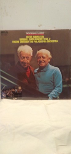 ARTUR RUBINSTEIN Eugene Ormandy Brahms No.2 LP 1972 RCA LSC3253 Red Seal SEALED  - Bild 1 von 6