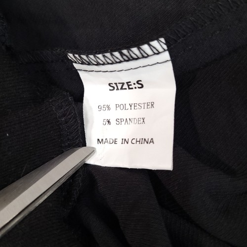 Damen Pull On Jogginghose Gummibund Schlitz Knöchel hoher Bund Größe S - Bild 9 von 12