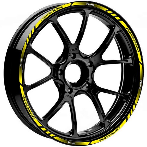 Reflective 17" 18" "CBR600RR" Wheel Rim Tape Decal Stripes Sticker for Honda - Foto 21 di 22