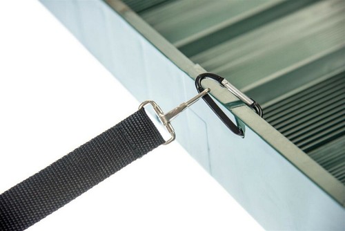 30" Green Light weight ABS Plastic Sluice Box with Shoulder Strap & 2 Carabineer - Bild 4 von 12