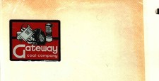 NICE PA. GATEWAY COAL CO COAL MINING STICKERS # 2043
