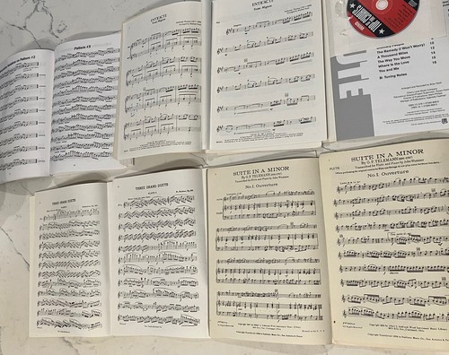 Lot 5 Flute Sheet Music Popular Classicsl Jazz - 第 2/2 張圖片