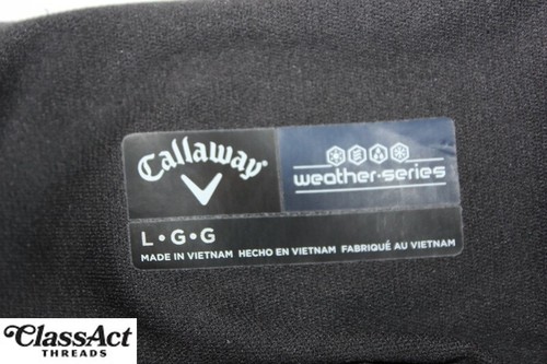 Maglione Uomo Callaway Serie Meteo 1/4 Zip Large L Grigio Golf - Foto 7 di 8