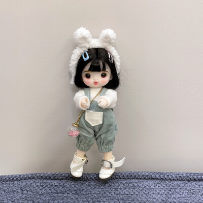 New Full Set 16cm BJD Doll Cute Girls + Cute Clothes Outfits