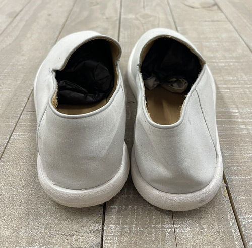 John Varvatos Slipper Loafer Leather Slip On Shoes In Light Grey (E) Size:9 - Picture 5 of 11