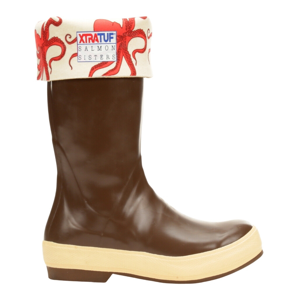 Xtratuf Salmon Sisters Legacy 15 Водонепроницаемая рабочая одежда для женщин коричневого цвета 22490-CTM