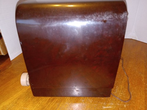 MUY RARO GE GENERAL ELECTRIC Modelo 102 Antiguo Tubo Radio MARRÓN Estuche Bakalita - Imagen 7 de 13