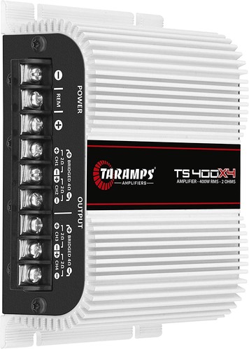 Taramps TS400X4 Full Range 2 Ohm 4 Channel 400W Class D Car Audio Amplifier - Picture 3 of 6