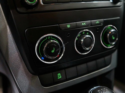 Fits Skoda Yeti 09-17 Aluminum Chrome Heater Control Rings Surrounds 3pcs - Bild 5 von 6