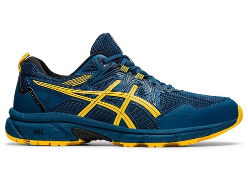 ASICS Mans Size 8 UK 42.5 GEL VENTURE 8 Trail Running Shoes - Mako Blue - 第 3/19 張圖片