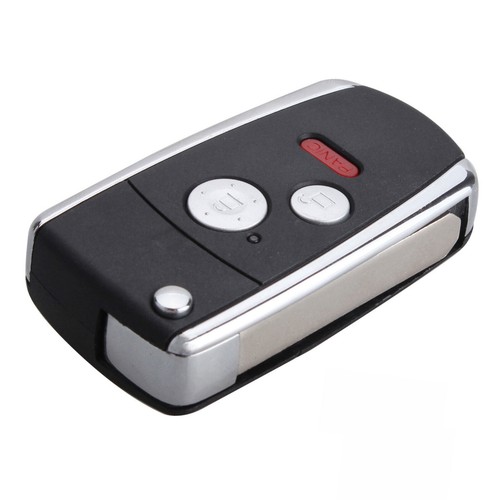 Lot2 Flip Remote Key Shell for Honda Odyssey Civic CR-V 3Bts Uncut Fold Case - Imagen 8 de 8