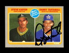 1985 FLEER DANNY TARTABULL RC #647 MARINERS SIGNED AUTOGRAPH VINTAGE