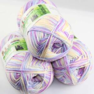 Sale New 1 Skein x 50g Soft Bamboo Cotton Baby Hand Knit Shawls Crochet Yarn 37
