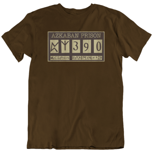 Azkaban Harry Potter Prison Badge Prisoner Sirius Black T Shirt Tee Gift New - 第 10/11 張圖片