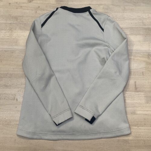 Nike Therma Flex Full Zip Jacket White Gray Side Zip AT5415-100 Women Sz S Tall - Picture 5 of 6