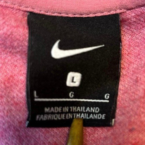 Maglione pullover Nike donna rosa mezza zip anorak loungewear casual grande - Foto 6 di 7