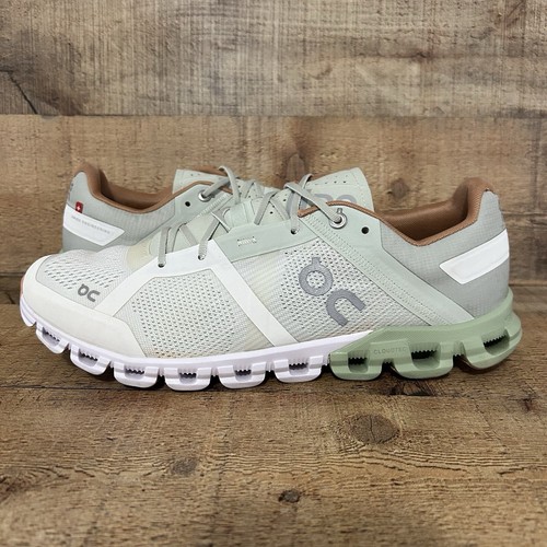 On Cloud Flow Women's Size 11 Running Shoe Sneaker Comfort Shoe Aloe White - Picture 2 of 8
