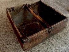 Rice Bucket Chinese Antique Primitive Rustic Wood Farm House Decor Asian Basket 