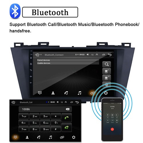 Android 10.1 Car GPS Navigation Radio Stereo Wifi Player For Mazda 5 2011-2013 - Picture 4 of 7