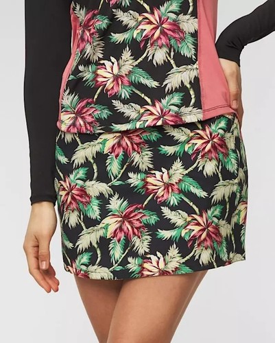 RLX Golf Ralph Lauren Women Black Island Bamboo Stretch Skort Size M NWT 148$ - Picture 2 of 4