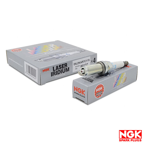 New Set of 4 NGK Laser Iridium Spark Plug 90137 for 2015-2020 Honda Fit 1.5L L4