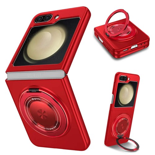For Z Flip5 Phone Case Magnetic Wireless Charging Flip6 Flip 4 3 Phone Cover wit - Picture 11 of 36