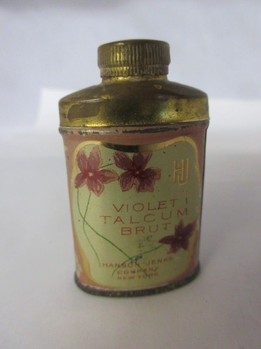 VINTAGE VIOLET SAMPLE TALC TALCUM POWDER TIN VINTAGE ADVERTISING 631-N - 第 1/4 張圖片
