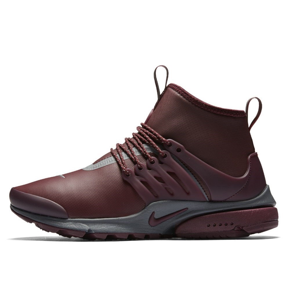 Nike W Air Presto Mid U527600 burgundy over-the-ankle Nike W Air Presto Mid U527600 burgundy over-the-ankle