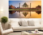 200cm x 100cm  taj mahal india canvas print landscape  photo sunset  huge size