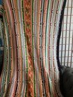 Vintage Handmade Colorful Afghan Throw Blanket Aztec Stripe 102x45"