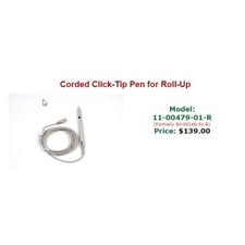 GTCO CalComp Corded Click-Tip Stylus Pen for Roll-Up Roll-Up II Roll-Up III