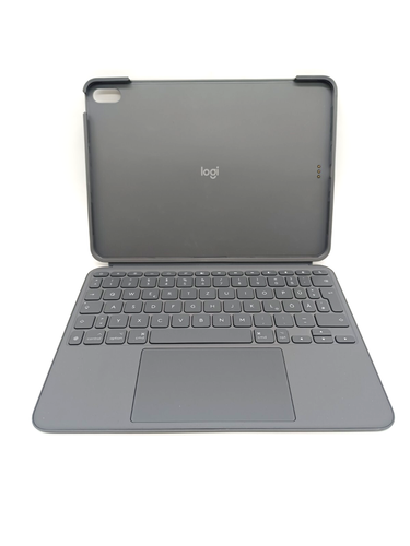 Logitech Combo Touch Tastatur-Case Grau für iPad Air 11" M2 2024, M3 2025 - Afbeelding 2 van 6
