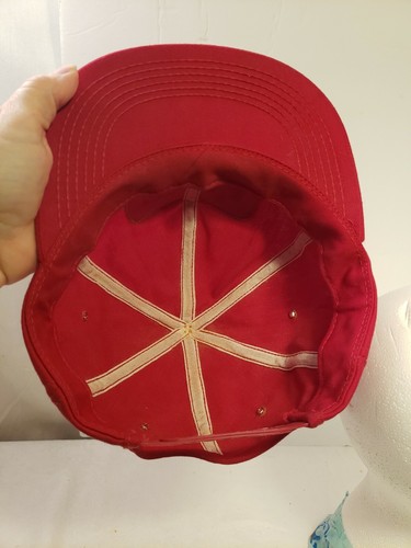 Vtg CASE IH Tractors Snapback Hat Cap K-Brand USA Trucker all fabric - Picture 7 of 8