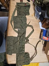 Military Surplus Chinese Rifle Combat Webbing Bandolier Gear Pouches